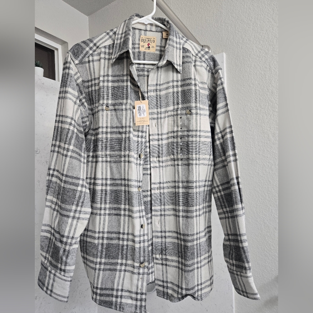 Redhead Oatmeal/gray Flannel Size Medium , Brand New